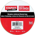 Staples - ruban filamenteux, 18 mm x 55 m-Ruban d’emballage transparent