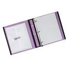 Staples - Reliure Better Binder - 1 po - lilas-En poly non collant qui ne garde pas d'empreinte d'encre des pages