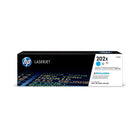 HP - Cartouche de toner cyan haut rendement LaserJet d'origine 202X (CF501X)-Couleur du toner : cyan (haut rendement)