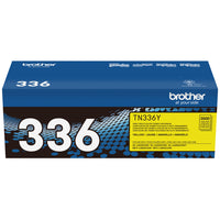 Brother - Cartouche de toner jaune TN336 haut rendement-Toner jaune pour des documents vifs et colorés