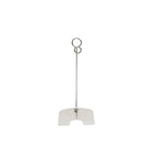 FuTECH – Porte-carte de table PCHC26, 6 po de haut, 10/paquet-Matériau : acier inoxydable
