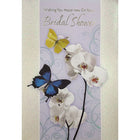 Rosedale – Cartes de souhaits et enveloppes, Wishing You Happiness On Your Bridal Shower, 5 1/2 x 8 po, 12/paquet (16600)-Imprimé sur papier cartonné non couché de haute qualité