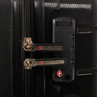 Air Canada - Valise de cabine rigide à roulettes pivotantes de 20 po Optimum Collection - Noir-Protections latérales pour les pieds en caoutchouc