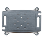 Flash Furniture Chaise De Bain Et Douche Réglable série HERCULES-Gris (DCHY3410LGRY)-Cadre en aluminium à l'épreuve de la corrosion à hauteur réglable