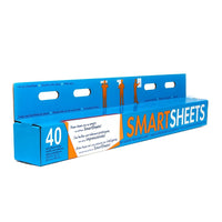 SmartSheets – Feuilles auto-adhésives à effacement sec, blanc, paq./40 feuilles (SS-DE-FG-60X80X32)-Feuille à effacement sec