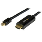 StarTech ® Câble convertisseur Mini DisplayPort vers HDMI, 3 pi (1 m), 4K-Atteignez une qualité d’image époustouflante avec une résolution 4K à 30 Hz