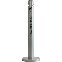 Cendrier dâ€™extérieur Smokersâ€™ Poles, argenté métallique-Quantité/paquet : 1