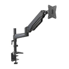 ShoppingAll - Support de moniteur LCD entièrement réglable à ressort à gaz, Noir-Le ressort à gaz permet de régler sans effort la tension de votre moniteur. Le bras réglable peut s'incliner de +85° à -90°, pivoter de ±90° et effectuer une rotation de 360°.