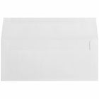 JAM Paper #10 Enveloppes Commerciales Strathmore - 4,125" x 9,5" - Blanc Brillant Tissé - Paquet de 50-Quantité : 50 enveloppes par paquet