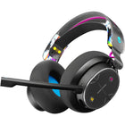 Skullcandy - PLYR Casque de jeu supra-auriculaire filaire/sans fil - Noir DigiHype-Clear Voice Smart Mic a utilisé l’intelligence artificielle pour isoler la voix de l’orateur et supprimer le bruit de fond. Les micros dans le casque ainsi que dans la perche vous permettent de communiquer clairement, même lorsque la perche est retirée.