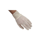 Zenith Safety – Gants d'inspection poly/coton, ourlet tricoté, taille moyenne, paq./120-Protègent contre les empreintes digitales, les huiles et les égratignures