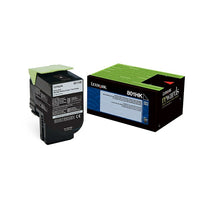 Lexmark - Cartouche de toner noir 801HK, Programme de retour, haut rendement-Toner noir pour des documents d'allure nette et professionnelle