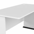 Bush Business Furniture - Bureau d'ordinateur 60 po l Studio A - blanc/blanc-Conçu judicieusement pour un maximum de stabilite, le bureau est offert avec du materiel de fixation murale
