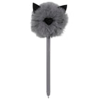 Merangue − Stylo à bille Puff − visage de chat − 0,7 mm-Stylo à bille