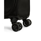Bugatti Le bagage à main léger ultime avec matériau hydrofuge 21,5 po - Noir-2 poches latérales extensibles en filet pour votre bouteille d'eau, votre parapluie ou une paire de chaussures supplémentaire