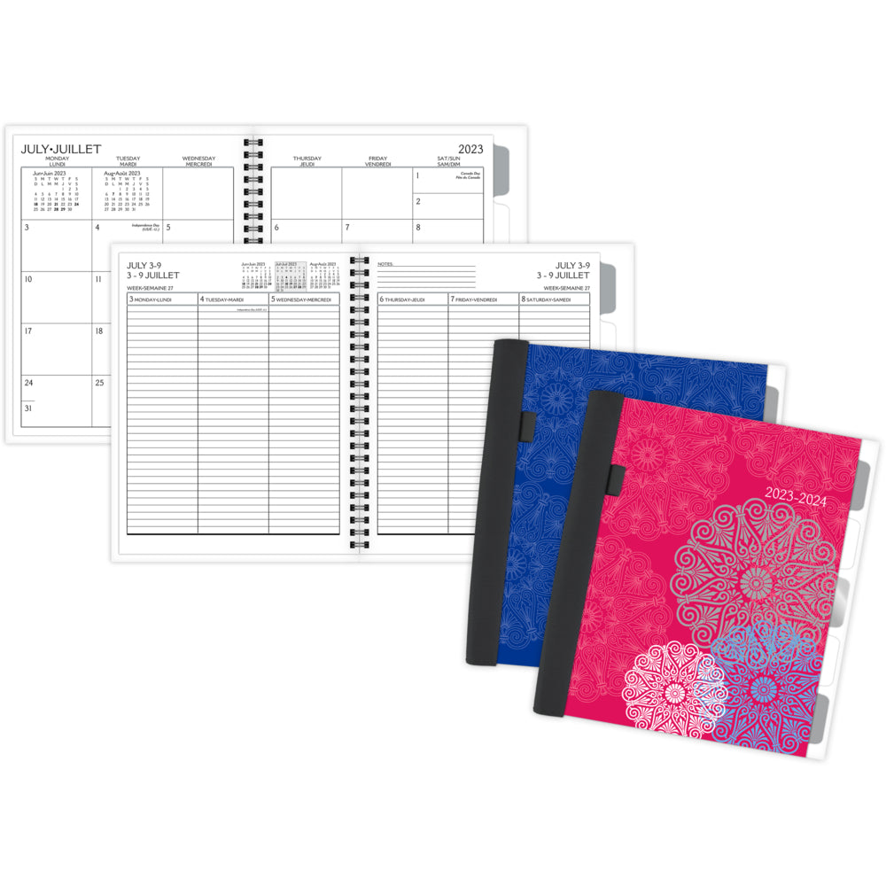 Staples Agenda scolaire médaillons hebdomadaire/mensuel 20232024 6