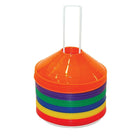 Champion Sports - Ensemble de cônes Saucer Field de 9 po, couleurs variées-Ensemble de cônes Saucer Field