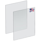 Azar - Acrylique Vertical / Portrait Mur suspendu - 4 po l x 6 po H - Clear - 10 pack-Vendu en paquets de: 2