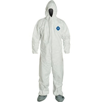 Dupont Personal Protection, Combinaisons Tyvek 400, 4T-Grand, Blanc, Tyvek, paquet de 5-Couleur Blanc