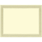 Geographics – Certificats de reconnaissance et de mérite, 8 1/2 po x 11 po, motif fioriture doré, paq./12-Bordure dorée exquise