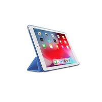 JCPal - Étui Folio Casense pour 2019 iPad Air, 10,5 po, bleu-Housse en suède haut de gamme