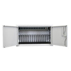 Luxor – Poste de recharge mural/de table (LLTMW16-G) 16 tablettes, gris-L'unité mesure (po) 25 larg. x 13 prof. x 14,5 haut.