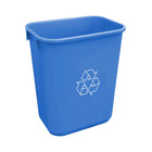Global Commercial Products - Corbeille A Papier De Recyclage Souple 39L - Bleu - Paquet de 4-S'adapte sous le bureau standard