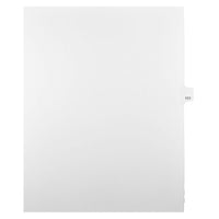 Mark Maker – Onglets séparateurs juridiques blancs, 1/25 onglets, format lettre, sans trous, numéro 111, 25/paquet-Onglets séparateurs blancs, 1/25 onglets