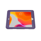 Étui de protection CTA Digital avec béquille rotative pour iPad 10.2" Gen 7 et 8, Air 3 et 10.5" Pro - Violet-La veste extérieure en silicone offre une protection supplémentaire