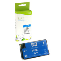 fuzion - HP L0S61AN (952XL) Cartouche D'Encre Remanufacturée - Haut Rendement - Cyan-Couleur d'encre: Cyan