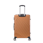 TOSCANO RIGOROSO Bagage à main rigide 20 po - Bronze Or-Coque rigide en ABS