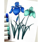 Copic - Sketch marqueurs à encre à double pointe - tons mer & ciel - lot de 6-rechargeable avec de l'encre Copic
