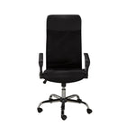 Brassex - Chaise de bureau executif Noah, noir-Chaise à dossier haut et appui-tête offrant un soutien complet de la colonne vertébrale
