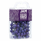 JAM PAPER - Punaises Colorees, Punaises Carte à Tête Ronde, Violet, Paquet de 100-Quantite : 100 punaises