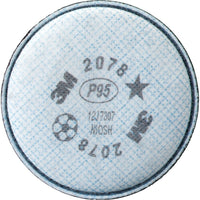 3M - Préfiltres Pour Respirateurs Série 2000, Filtre Contre Les Particules, Filtre P95, paquet de 12-Description du filtre/de la cartouche Filtre P95
