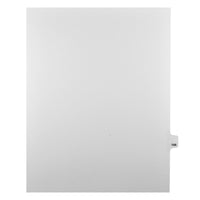 Markmaker - Intercalaires imprimes Legal, Blanc, 1/25th coupe, format lettre, sans trous, 25 tabs/PQT, 5 PQT/Boite, Numero 144-Intercalaires imprimes Legal