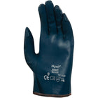 Ansell – Gants imprégnés de nitrile, à enfiler, endos perforé, taille 8, 36 paires (SAY797)-Calibre non tricoté