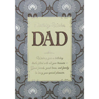 Rosedale - Carte de voeux, anniversaire papa, résumé-Imprimé sur papier de qualité couché