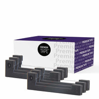 Premium Tape - Epson ERC-09 Compatible Ruban - Noir - Paquet de 6-Noir