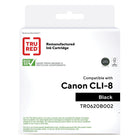 TRU RED - Canon CLI-8BK (0620B002) Cartouche d'encre noire remanufacturee à rendement standard-jusqu'à 412 pages par cartouche standard