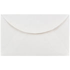 JAM Paper Enveloppes miniatures avec fermeture gommée, format livret, 2 1/2 x 4 1/4 po, blanc, paq./200-Blanc