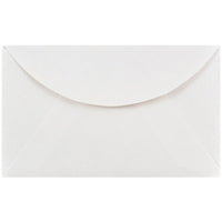 JAM Paper Enveloppes miniatures avec fermeture gommée, format livret, 2 1/2 x 4 1/4 po, blanc, paq./200-Blanc