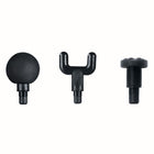 Lomi Mini pistolet masseur à percussion sans fil avec 3 têtes interchangeables - Noir-Portabilité facile