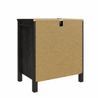 Ameriwood Home Beaumont - Table de chevet - chêne noir-Sur le plateau supérieur, vous trouverez un concentrateur USB équipé de ports USB, pour que vos appareils électroniques soient toujours chargés.