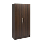 Prepac – Armoire de rangement Elite de 32 po, fini expresso (EES-3264)-Lisse fini stratifié riche expresso s’harmonise avec n’importe quel décor