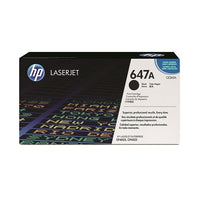 HP 647A (CE260A) Cartouche de toner HP LaserJet noir d’origine-Couleur : Noir