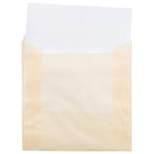 JAM Paper Enveloppes translucides carrées de 6 x 6 po, Ocre printanière, 50/paquet-Format des enveloppes : 6 x 6 po