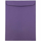 JAM Paper - Enveloppes ouvertes pour catalogue - 9" x 12" - Violet foncé - Paquet de 10-Couleur : violet foncé.
