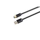 Kanto - Câble USB 3.0 A à USB 3.0 B, noir, 3 pi (P89F-1000B)-Branchez votre Mac ou votre PC à plusieurs dispositifs périphériques