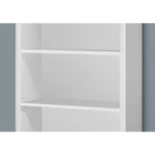 Monarch Specialties - 7059 48 po H Etagere - Blanche Avec Tablettes Ajustable-Quatre tablettes ajustables qui servent de rangement ou pour étaler vos articles préférés
